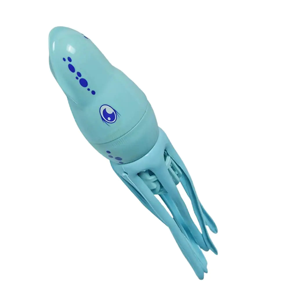 NEXTAKE Electric Octopus Bath Toy Swimming Octopus Pool Toy Simulated Octopus Tub Toy Electric Octopus Bathtub Toy-No Lights (Light Blue)