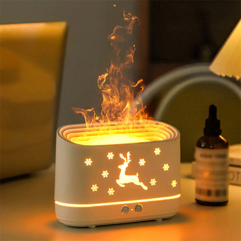 Elk Flame Aroma Diffuser with Night Light