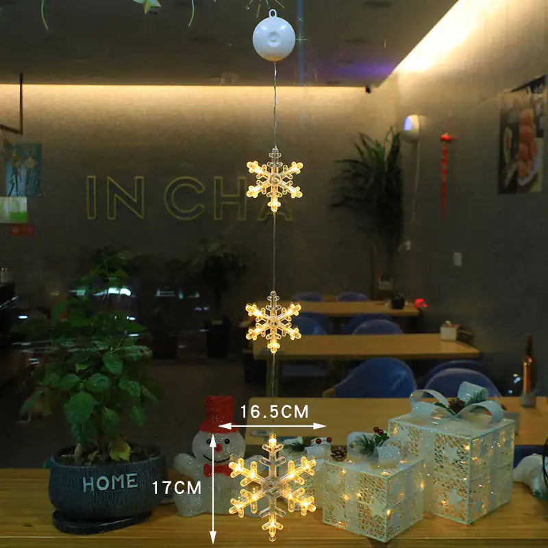Festive Starlight LED Window Decor