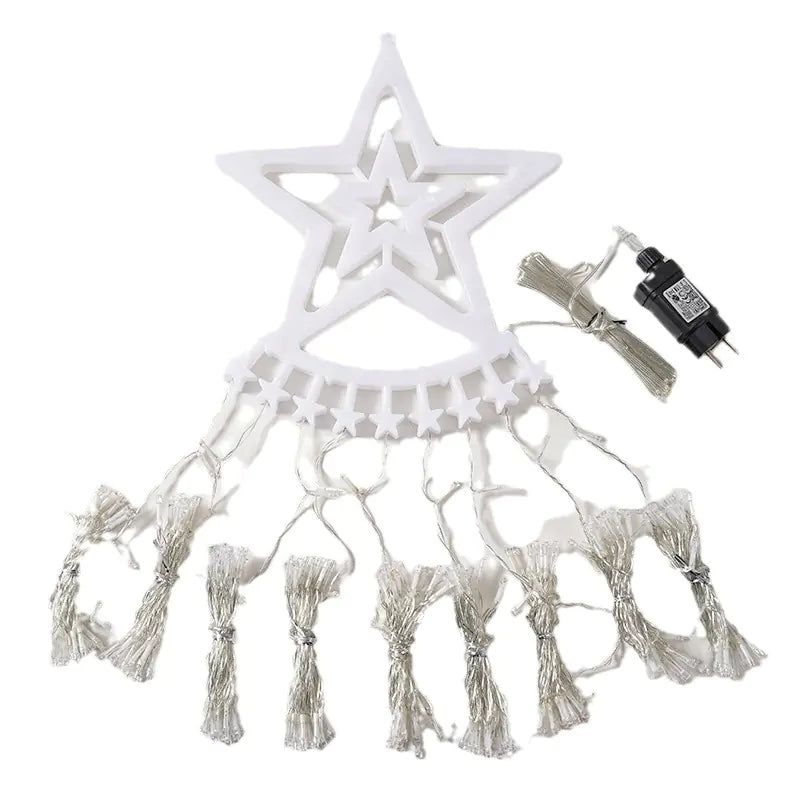 LED Star Waterfall Light for Outdoor Christmas Decor