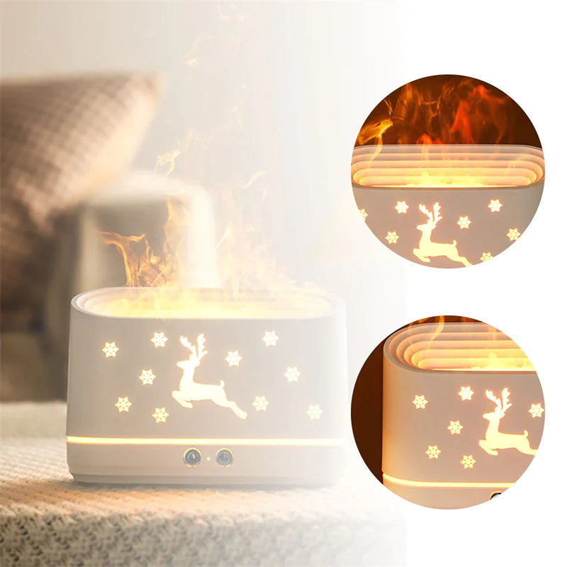 Elk Flame Aroma Diffuser with Night Light