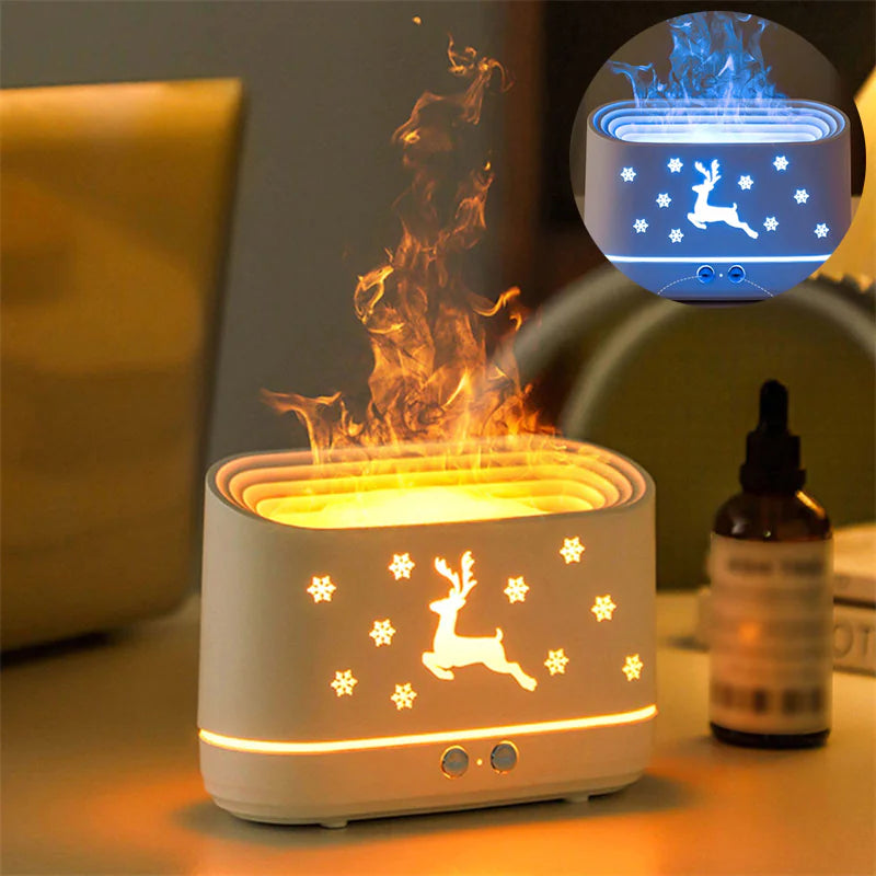 Elk Flame Aroma Diffuser with Night Light